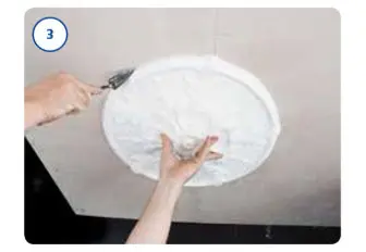 Fixing Ceiling Roses 3