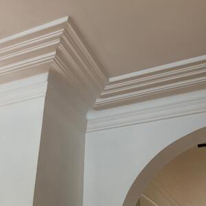 A look at installed products in Epping for Chesterfield Projects. 

Pictured is our SC15 cornices and two custom archways with AAP3, AAP11 plinths and AC50 corbels. 

#allplasta #silvercornices #tdplastering #epping #chesterfieldprojects #cornices #archways #installation #archwaysandceilings #ceilinginspo #homedecor #homedecor #quality #handmade #sydney #plastering